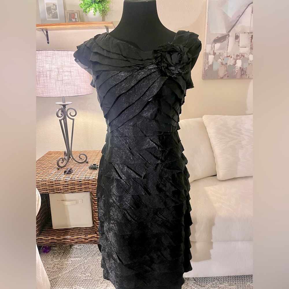 Black cocktail dress